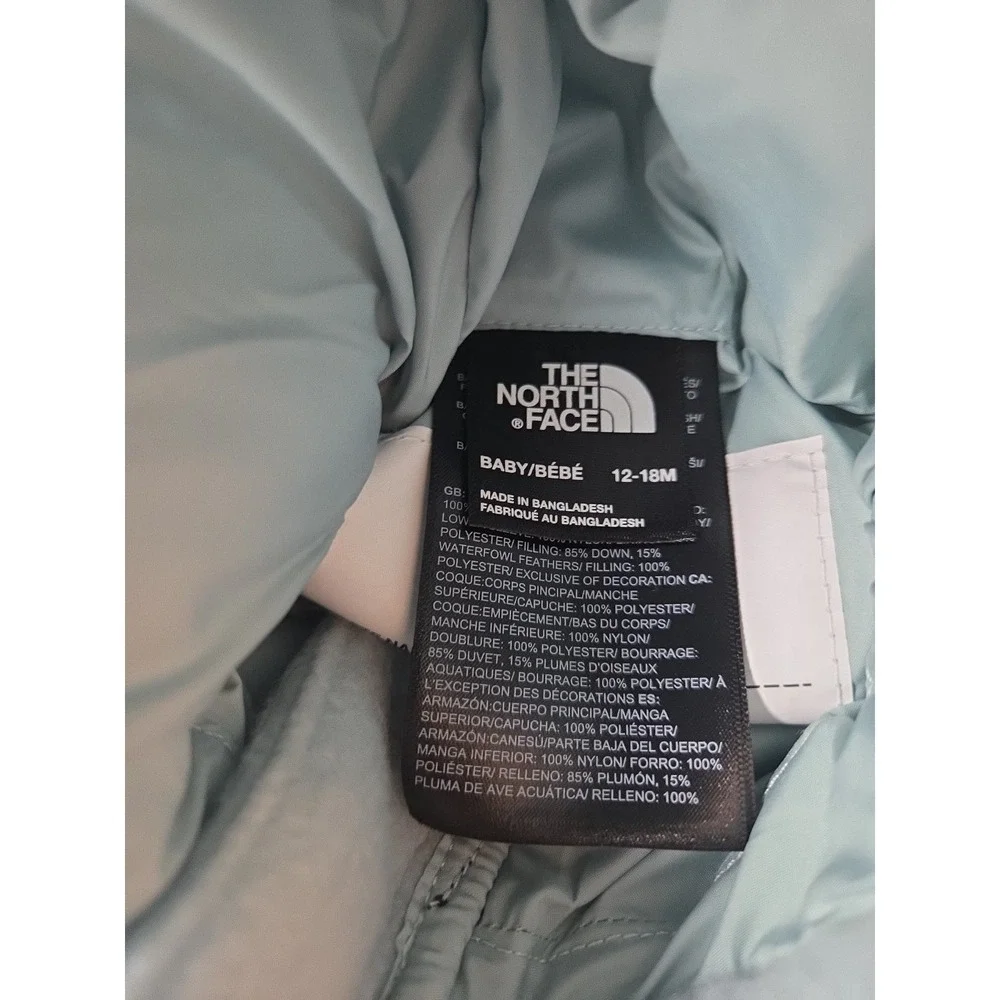 The North Face Kids Baby Snowsuit 12- 18 Months Blue 700 Down Retro‎ 1996 Nuptse